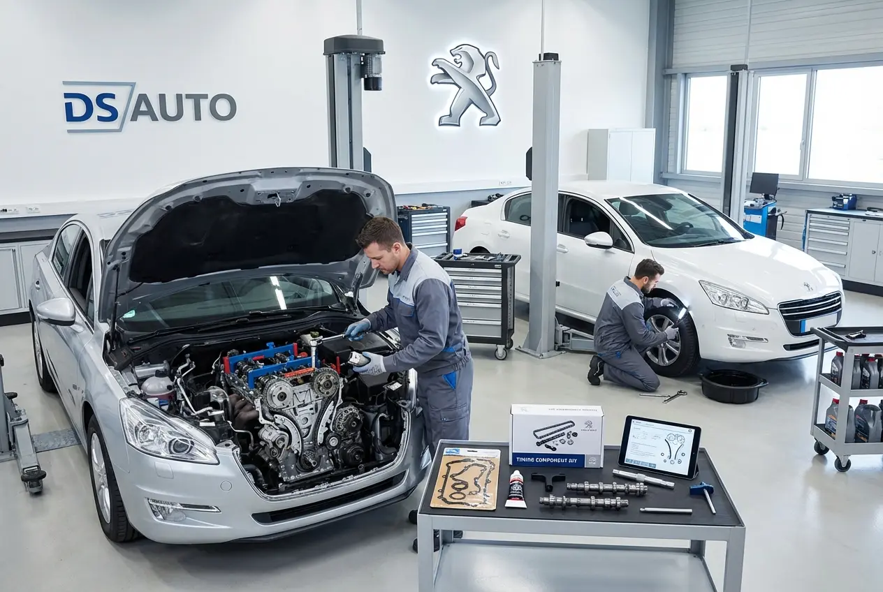 Диагностика и замена цепи ГРМ Peugeot в автосервисе DS AUTO Жуковский
